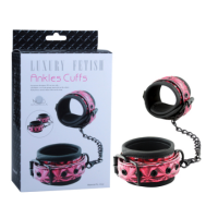 LUXURY FETISH ANKLE CUFFS RED